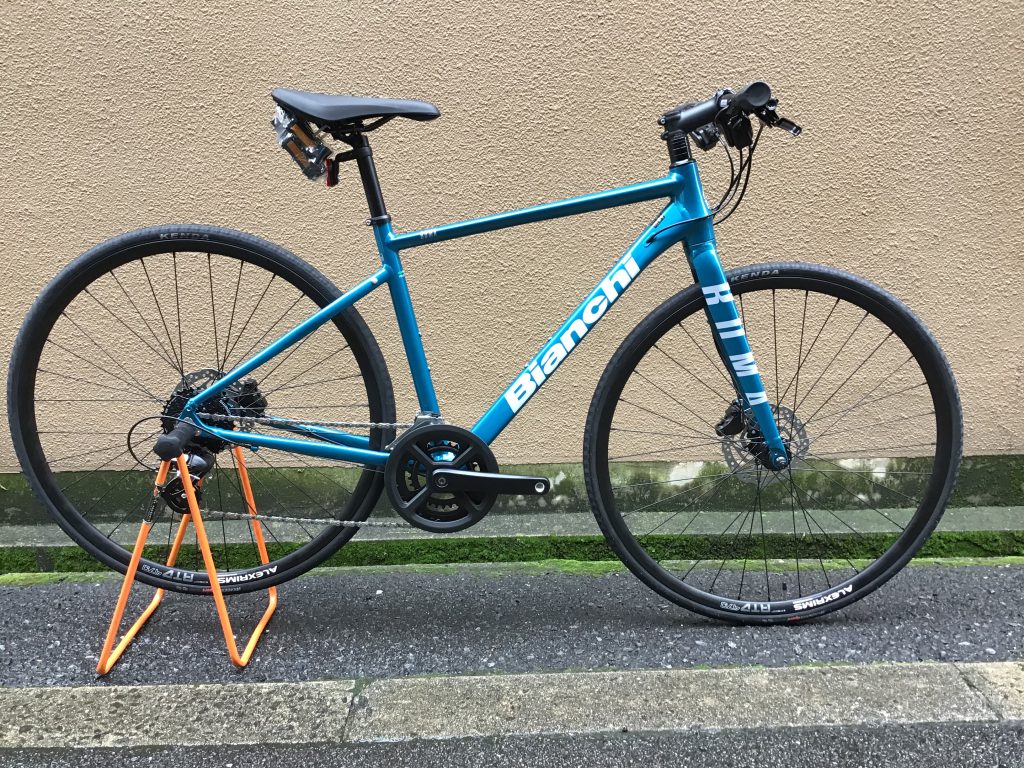 お買得 Bianchi ROMA 3 2×8 DISC 460mm ブルー | トモダサイクル 大阪 自転車専門